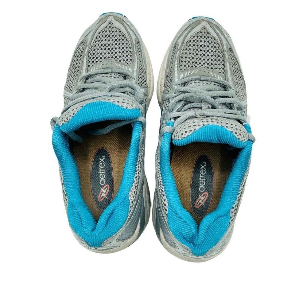 Brooks Running Shoes MoGo Blue 7.5 Women Athletic Sports Gym Run Footwear - Picture 4 of 7